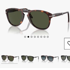 Persol collapsable sunglasses in tortoise